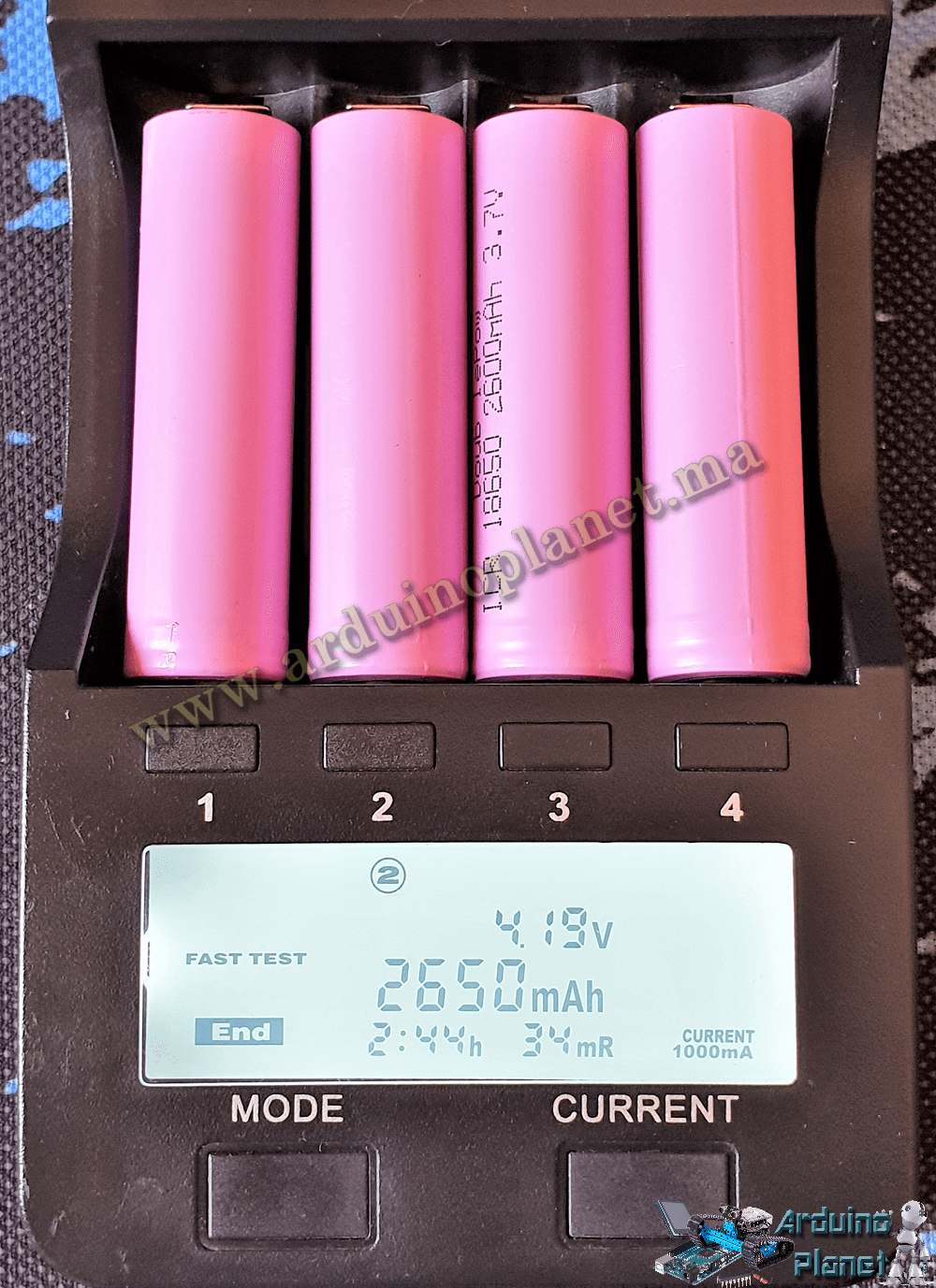 Indicateur de niveau de batterie au Lithium 1/2/3/4/6/7/8S | Shop4makers  Maroc